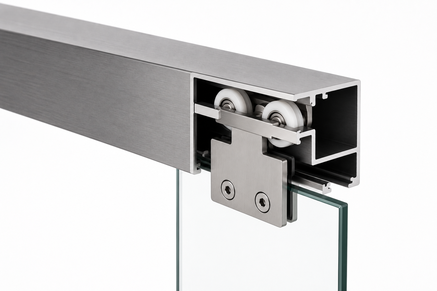 Shower enclosure hardware